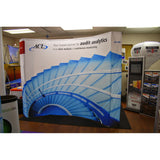 10ft Tension Fabric Pop-up Curved with End Caps